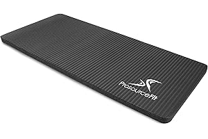 ProsourceFit Extra Thick Yoga Knee Pad and Elbow Cushion 15mm (5/8”) Fits Standard Mats for Pain Free Joints in Yoga, Pilates, Floor Workouts