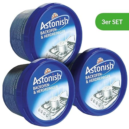 Backofenreiniger Astonish | Backofen und Herdreiniger | Reinigt Backofen, Kochplatte, Herd & Induktionskochplatte | Ceranfeld
