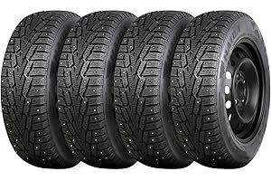 215/55R17 98T Tectonic HD677S Studded Winter Tires & Steel Wheels 17X7.0 5X114.3 Offset +42.0 Hub 67.1mm | Pre-Mounted Snow T