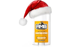 Anti Monkey Butt Anti-Chafing Stick - Mess-Free, Easy Glide Application with Shea Butter & Almond Oil - Prevents & Soothes Thigh, Chest, Bra Line, & Underarm Chafing - 1.7 oz