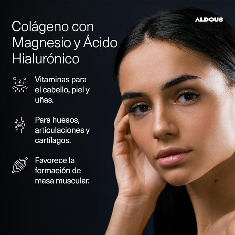120 Gominolas Colageno + Magnesio, Acido Hialuronico Coenzima Q10 - Energia