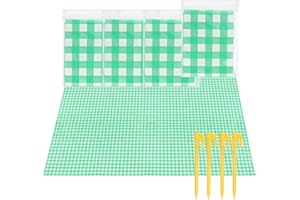 yuuzue 4 Pcs Disposable Outdoor Picnic Blankets 70.9''x70.9'' Portable Pocket Blanket Foldable Waterproof Picnic Mats Sandproof Beach Blanket with Ground Spikes for Beach Travel Hiking Camping