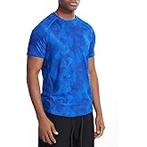 Zengjo Mens Workout Shirt Short Sleeve Quick Dry Lightweight Athletic Running Gym Performance T-Shirts Moisture Wicking