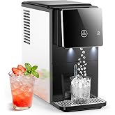 COWSAR Nugget Countertop Ice Maker, Automatic Ice Dispenser, 33 lbs/Day Chewable Pellet Ice Machine with Self-Cleaning &amp; Measured Dispensing, Portable Ice Maker for Home, Kitchen, Office