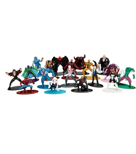 Amazon.com: Jada Toys 253225028, Marvel Spider Man Multipack Nano