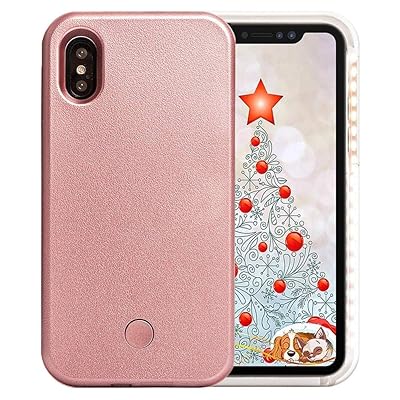 Amazon Iphone X Led Case LED Selfie Light Phone Case For IPhone X