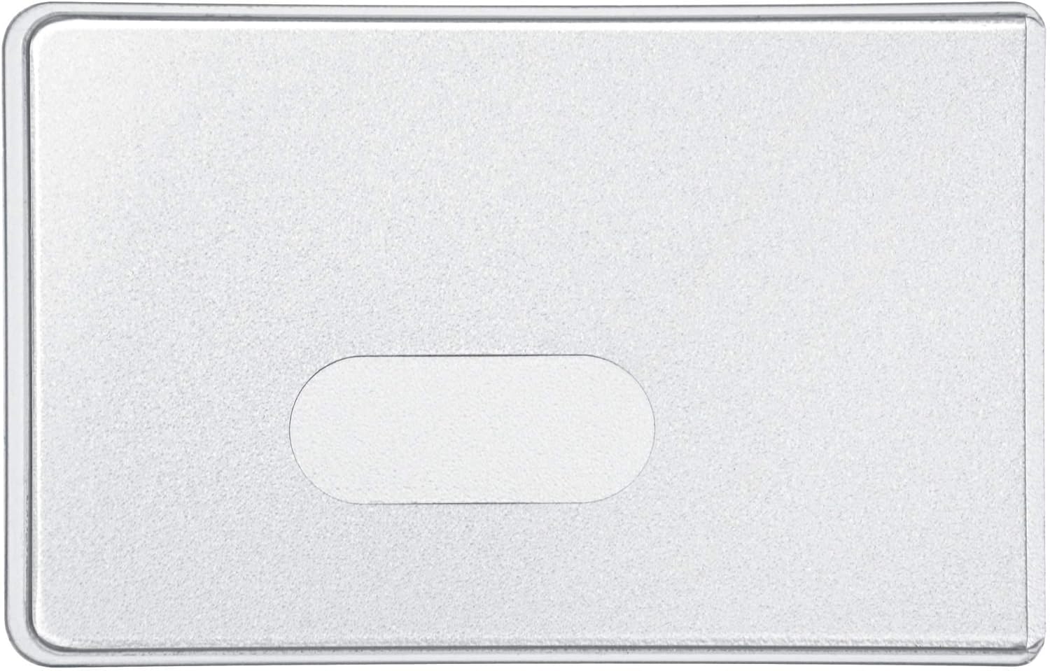 VELOFLEX 100 Credit Card Sleeves 90 x 58 mm Thick Matte Hard Film with Thumb Slot 3317100, transparent, 90 x 58 month