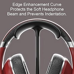 Headphone Stand, Curved Headset Stand with Storage