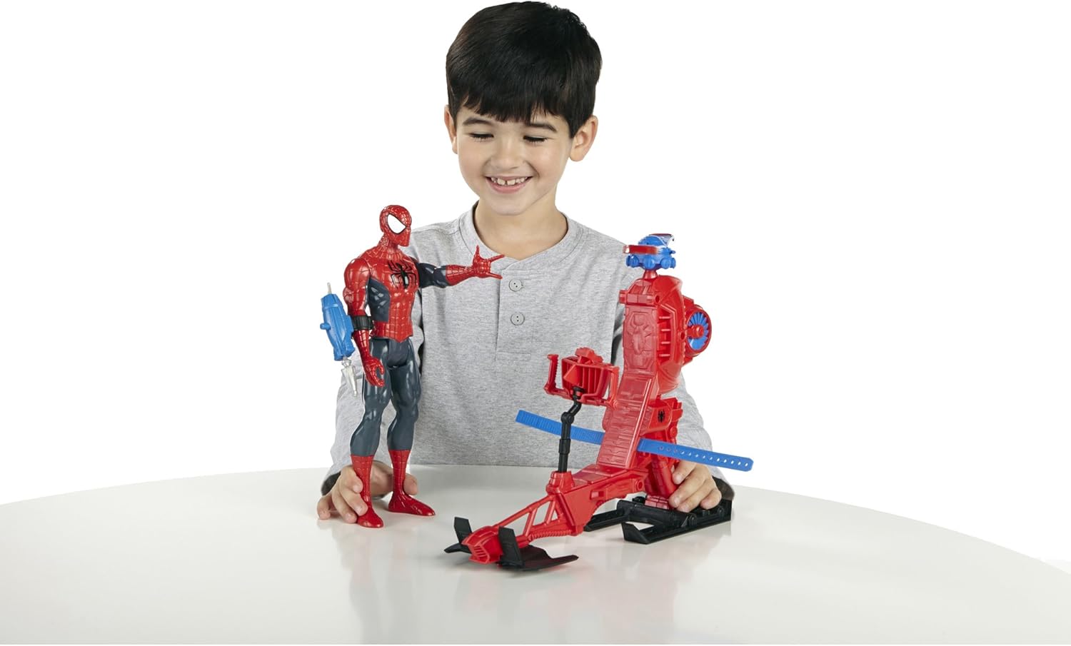 spider man web copter toy