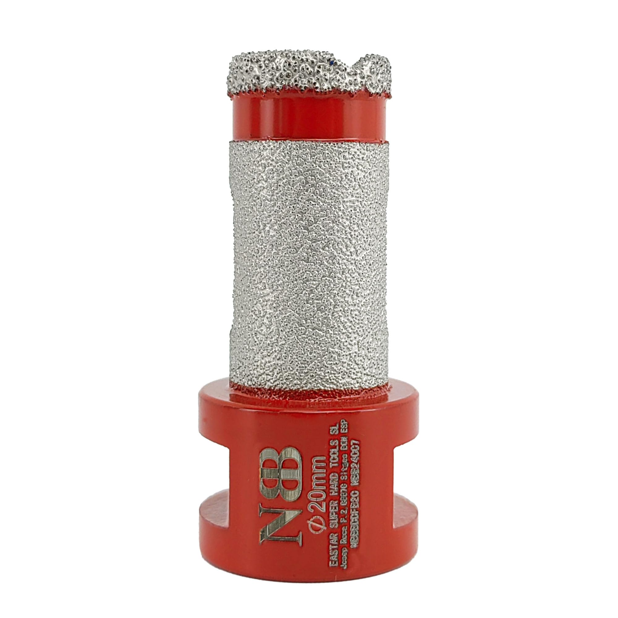 NBB Diamond Chamfering Drill Bit with M14 Diamond Milling Cutter Diamond Crown Diamond Hole Saw for Drilling Enlarging and Shaping Porcelain Ceramic Tile Granite Marble Dry/Wet 2 in 1 (1, 20mm)
