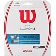 WILSON Duo Tennis String - Set, Yellow, Bronze and Grey