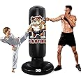 Punching Bag for Kids Teen and Adult - 61" Extra Large Inflatable Boxing Bag with Stand - Karate Toys Gifts for Birthday Christmas Stocking Stuffers for Boys Aged 4 5 6 7 8 9 10 12+