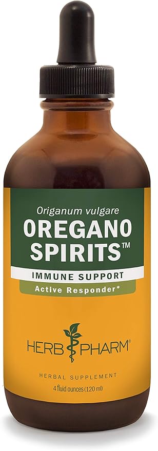Amazon Com Herb Pharm Oregano Spirits Extract And Essential Oil Blend For Immune Support 4 Ounce Health Personal Care