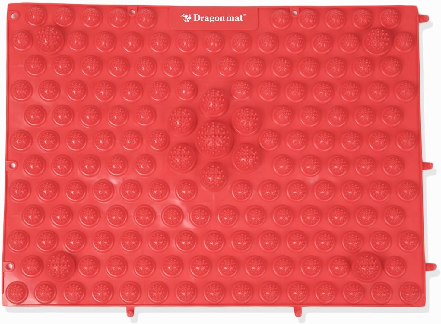 Amazon マッサージ屋さんの健康マット ドラゴンマット 足踏み 足ツボ レッド ドットジャパン マッサージ ツボ押しグッズ