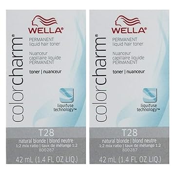Amazon Com Wella Color Charm Hair Toner T28 Natural Blonde 1 4