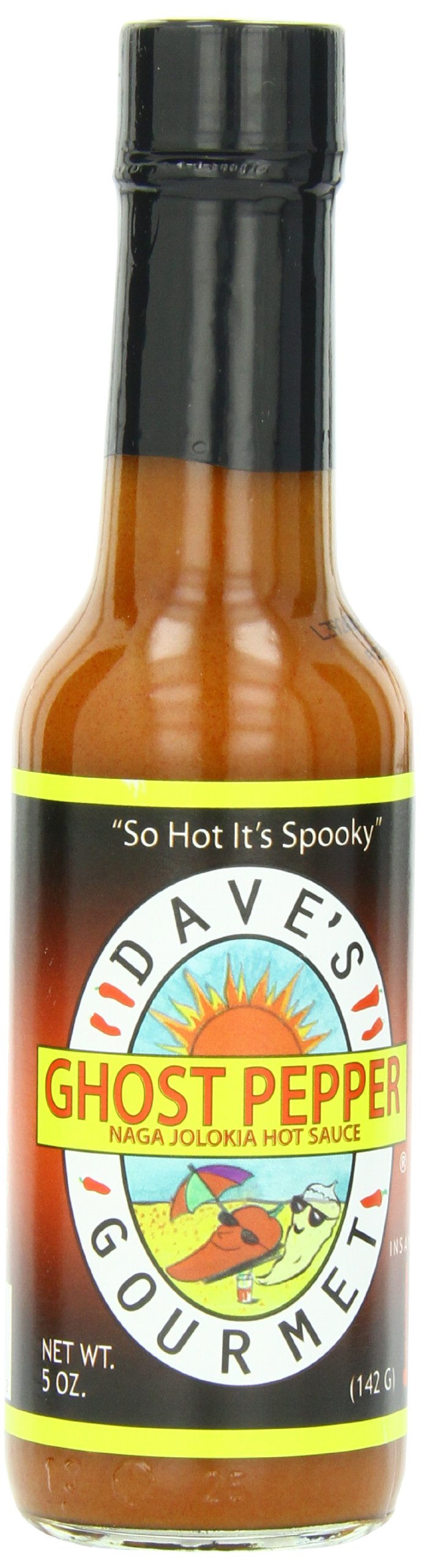 Dave's Ghost Pepper Naga Jolokia Hot Sauce 5oz