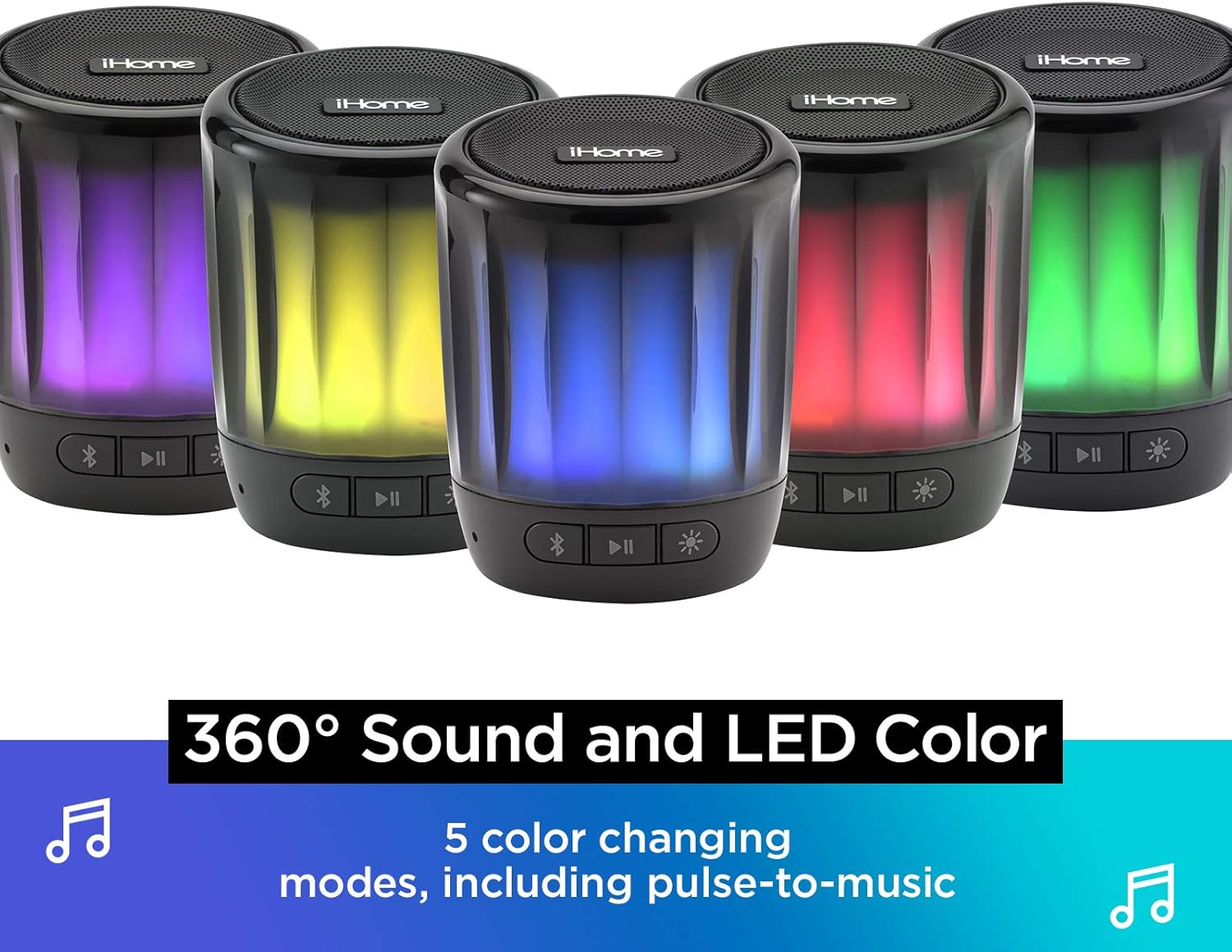ihome 360 led color mode
