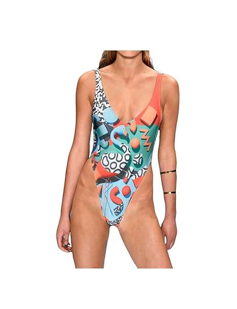 Letuwj Damen High Cut Badeanzug Push up String Tanga Monokini