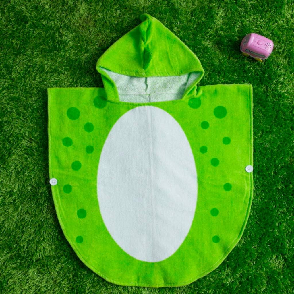 Sortie De Bain A Capuche Poncho Bebe Fille Garcon Dinosaur Cape Drap De Bain Bebe Mignon Animal Peignoir Sortie De Bain Sechage Rapide A Double Epaisseur Pour Bebe 2 3 4 5 Ans B