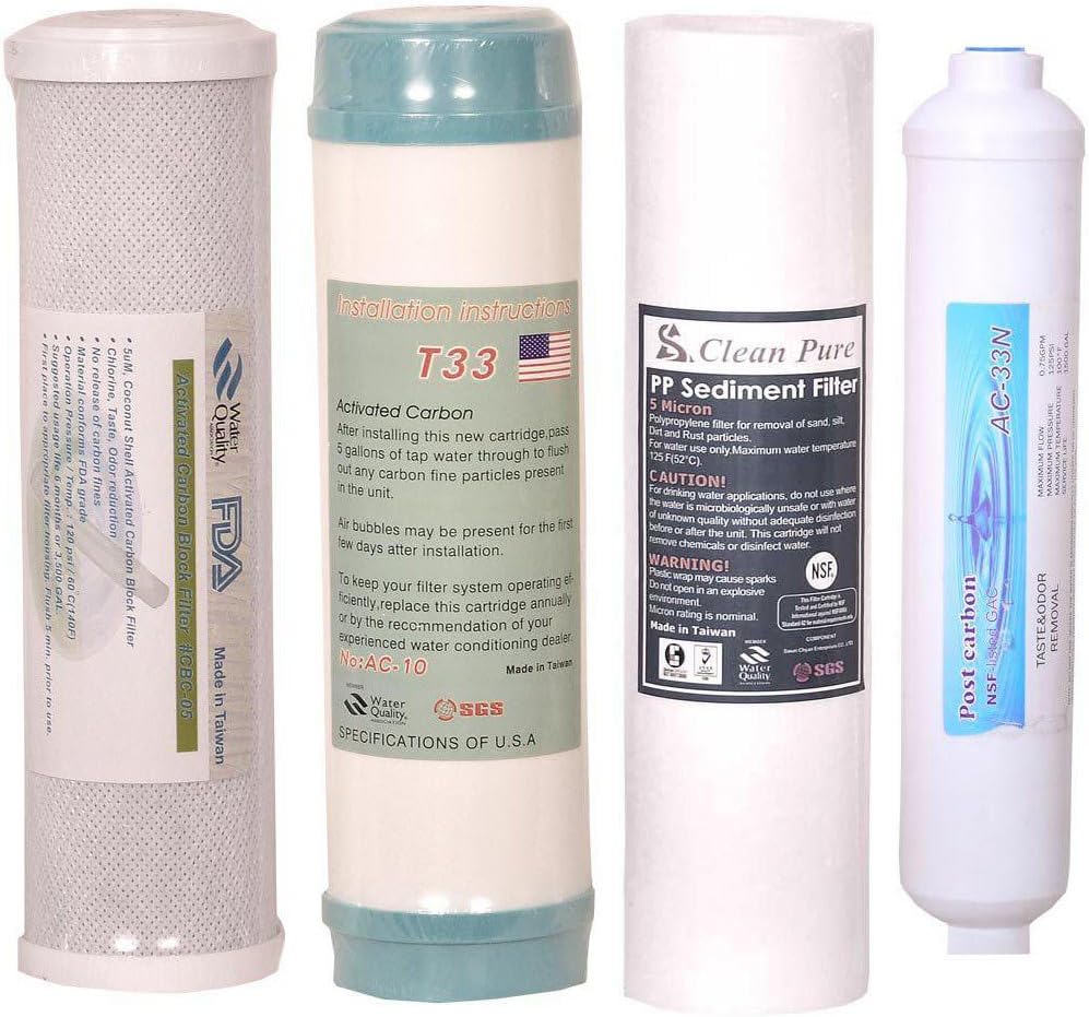 kaiserquell Water Filter Cartridge Water Filter Osmosis Systems Filter Sets with Membrane and Premium Energiser