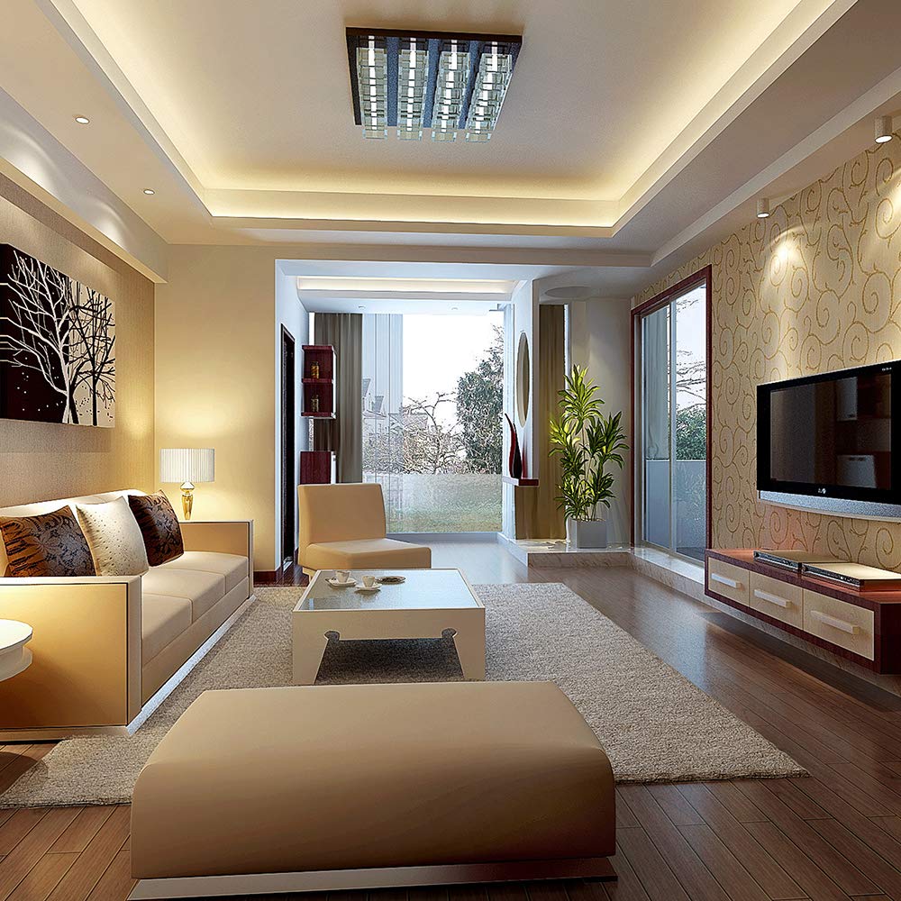 B2ocled Flexible LED Strip Lights,2835 LEDs Warm White Non-Waterproof LED Light Strip,12V DC 16.4ft/5m LED Tape for Gardens/Homes/Kitchen/Cars/Bar