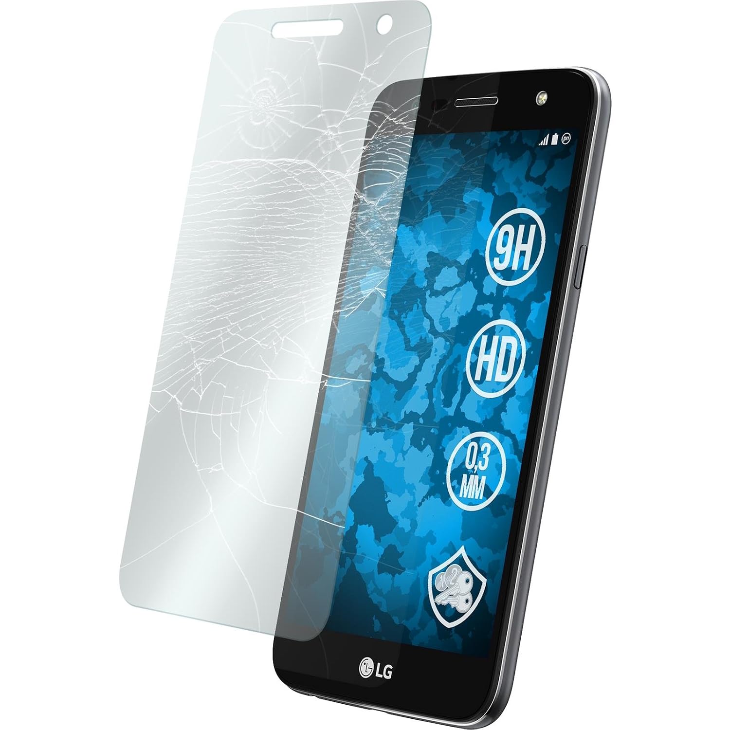Pack 2 Protectores Pantalla Vidrio Templado LG V60 ThinQ - 9H Antiarañazos, Ultra Delgado