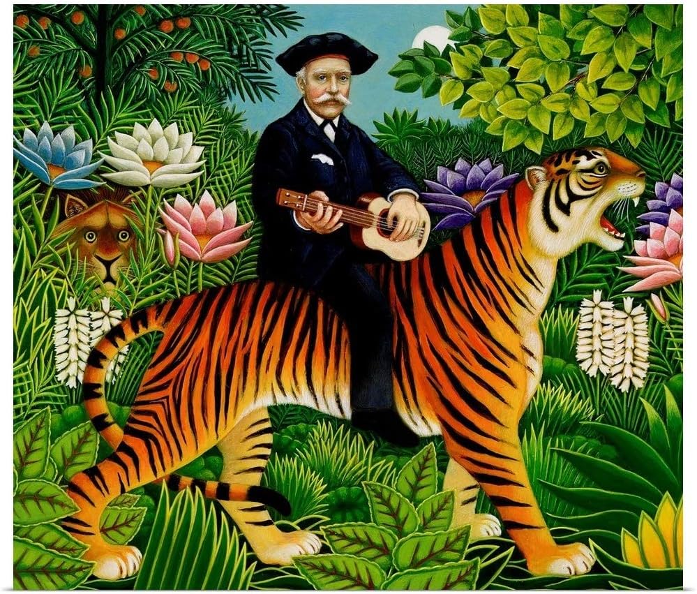 GREATBIGCANVAS Henri Rousseau's Dream, 1997" Poster Print, 20"x18"
