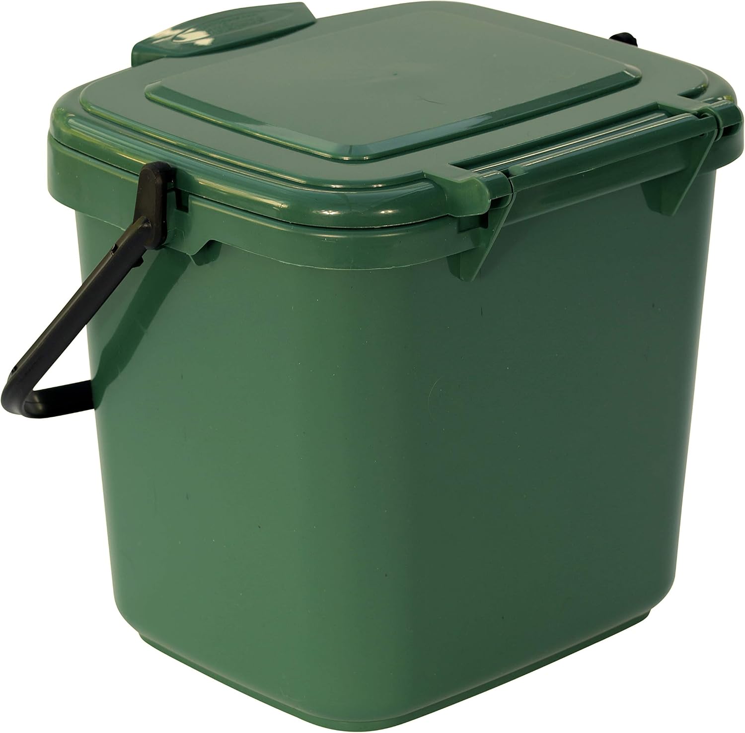 Green Kitchen Compost Caddy - for Food Waste Recycling (7 Litre) - 7L Plastic Composting Bin - Image 4