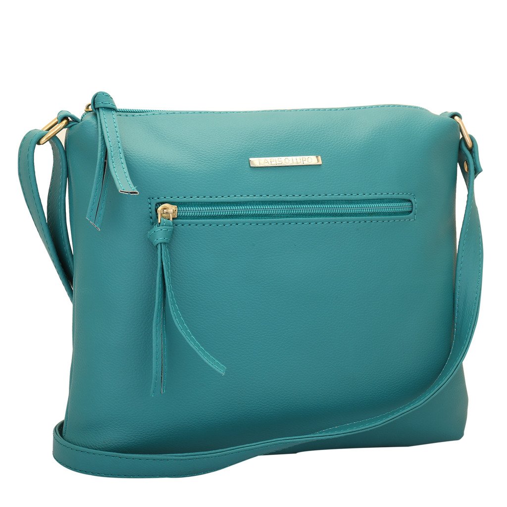 lapis o lupo women's sling bag (llsl0015tq,turquoise)