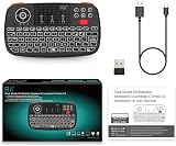 Rii I4 Dual Mode Bluetooth 4.0 + 2.4G Mini Keyboard with Touchpad Backlit view 7