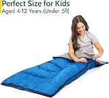 Trail Kids Sleeping Bag 200gsm Mini Envelope 2 Season 160cm x 65cm view 3