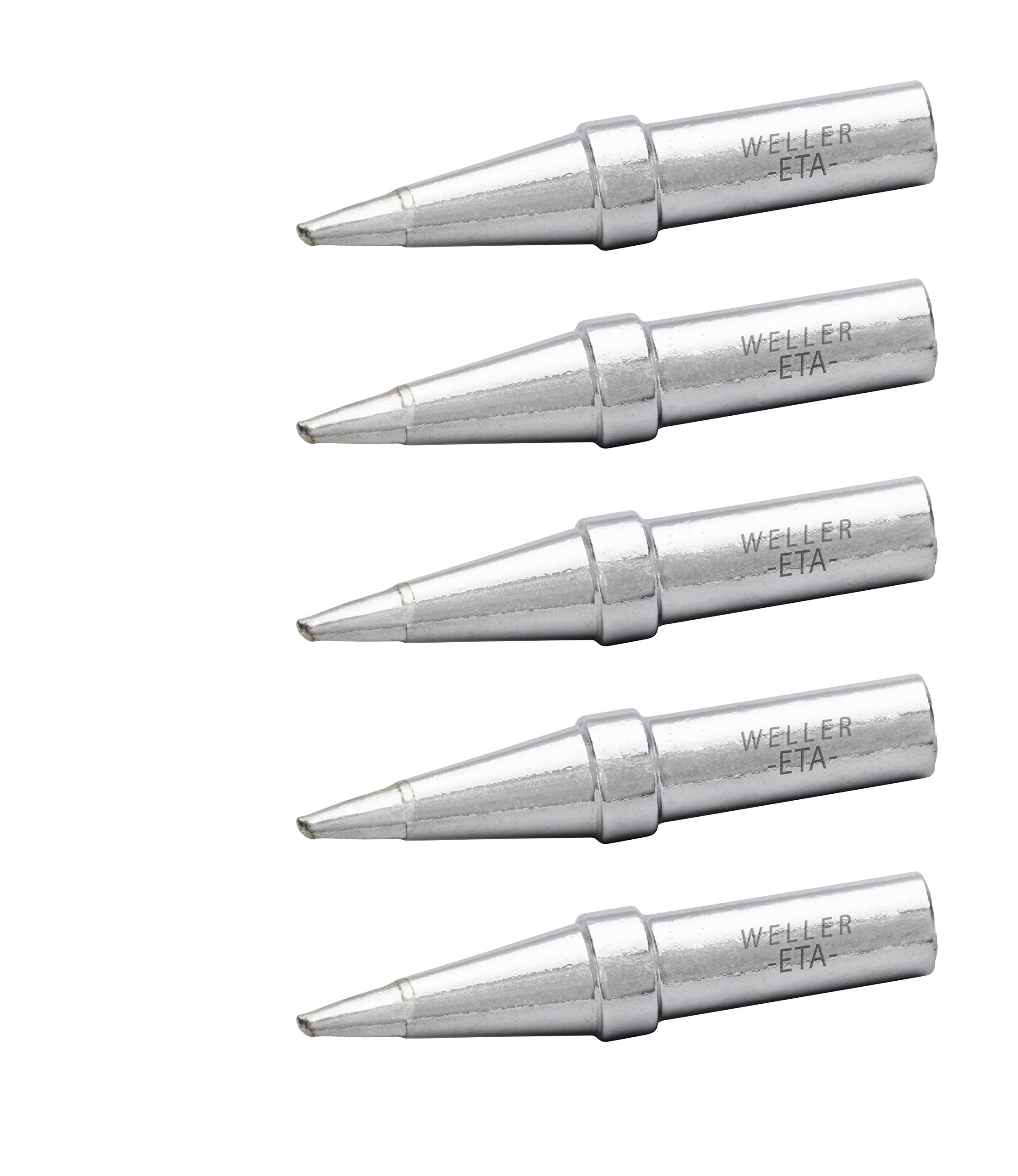Genuine Weller WE1010 Soldering Tip Set (ETA-5), Screwdriver, 0.062" / 1.6 mm, 5 PCS