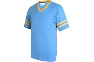 dolessismore Plain Men's Football Jerseys for Unisex V-Neck Fitness T-Shirts Workout Outfits Casual Party Tops