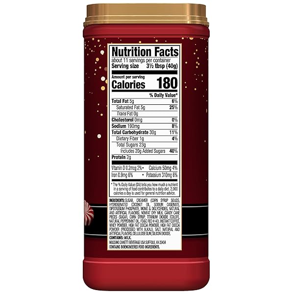 HILLS BROS. INSTANT CAPPUCCINO MIX, MOCHA MINT CAPPUCCINO MIX – ENJOY COFFEEHOUSE FLAVOR FROM HOME – CAPPUCCINO WITH MINTY NOTES (15 OUNCES)