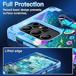 LONTECT for Galaxy S24 Ultra 5G Case Shockproof
