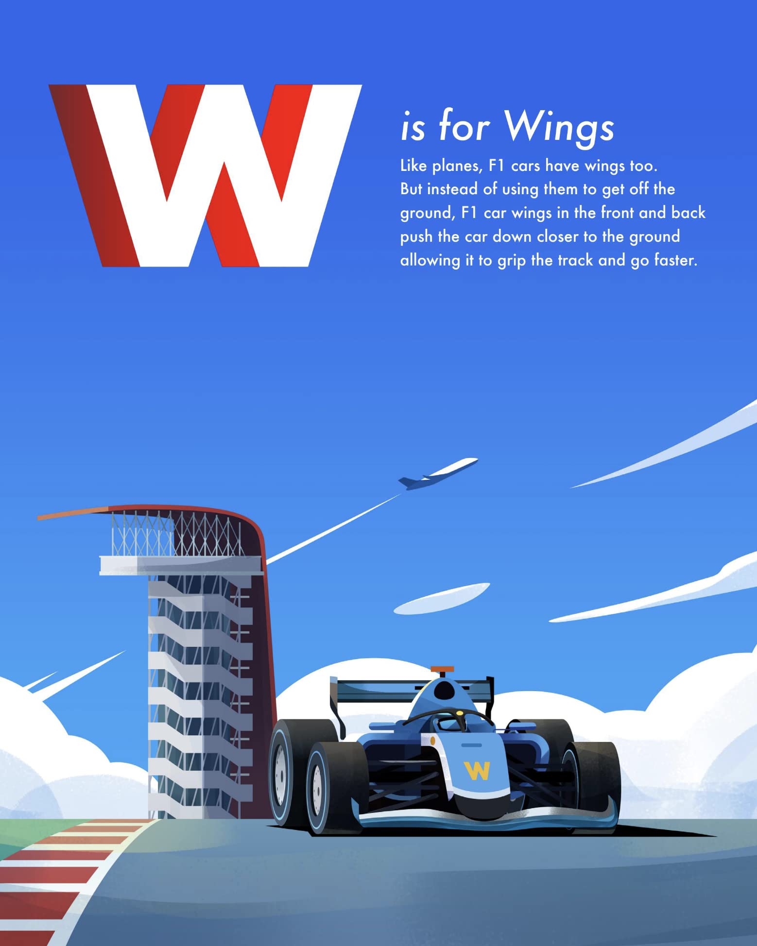 ABCs of Racing My First Guide to Formula 1 Racing - Learn Racing Terms with Alphabet Book for kids and Young F1 Fans