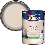 Dulux Silk Emulsion Paint For Walls And Ceilings Natural Hessian 5L