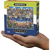 Dowdle Personal Jigsaw Puzzle, World Pieces, 210 Piece | Each puzzle has a colorful story to tell, Precision-Cut, Snap-Fit Pieces