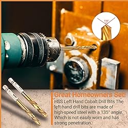 BSUXMAFG Screw Extractor Set, 11 Pieces Metric