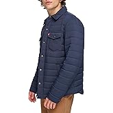 Levi's Mens Quilted Stretch Bomber Shirt Jacket