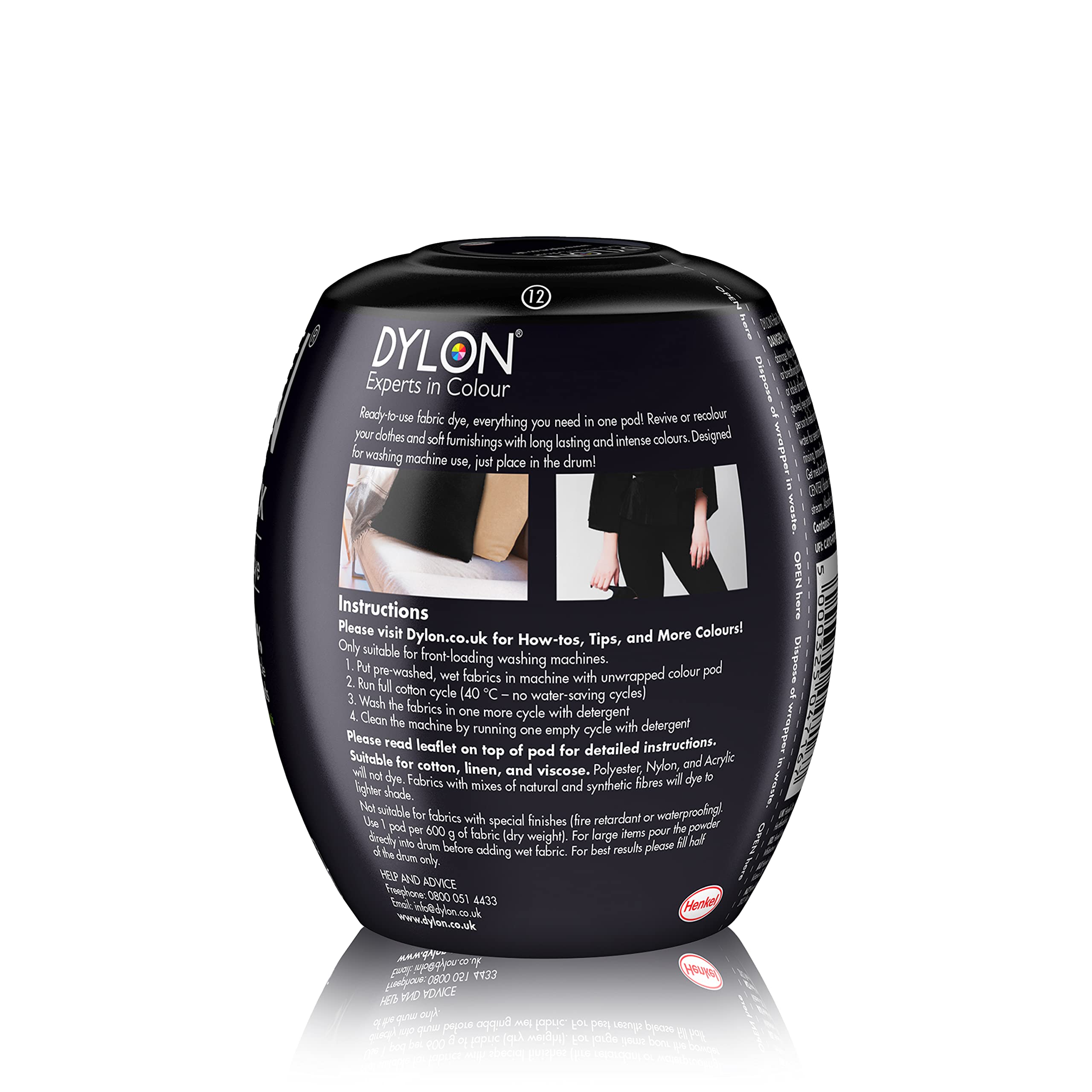Dylon Machine Dye 350g 12 Velvet Black