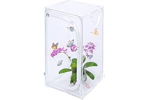 GDANES Large 30" Monarch Butterfly Cage - Heavy Duty Collapsible Mesh Habitat with Zipper Guard, Outdoor Pop-Up Enclosure for Raising Caterpillars & Releasing Butterflies