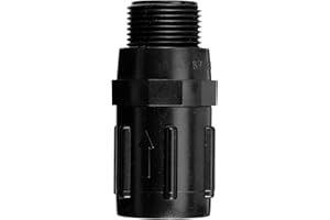 jojofuny Irrigation Pressure Regulator 3/4 Inch Thread 45 PSI Water Pressure Reducer for Drip Irrigation