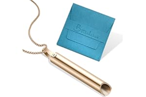 Botanheiros Breathing Necklace Anxiety Necklace Quit Smoking Necklace Mindful Anxiety Relief Serves as a Tool for Meditation Stress Panic Attacks