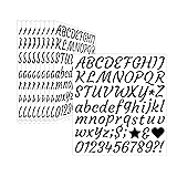 Llewyn 730 Pieces 10 Sheets Letter Stickers,Self