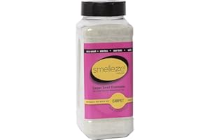 SMELLEZE Natural New Carpet Odor Eliminator Deodorizer: 2 lb. Powder Rids New Carpet VOCs & Chemical Outgassing