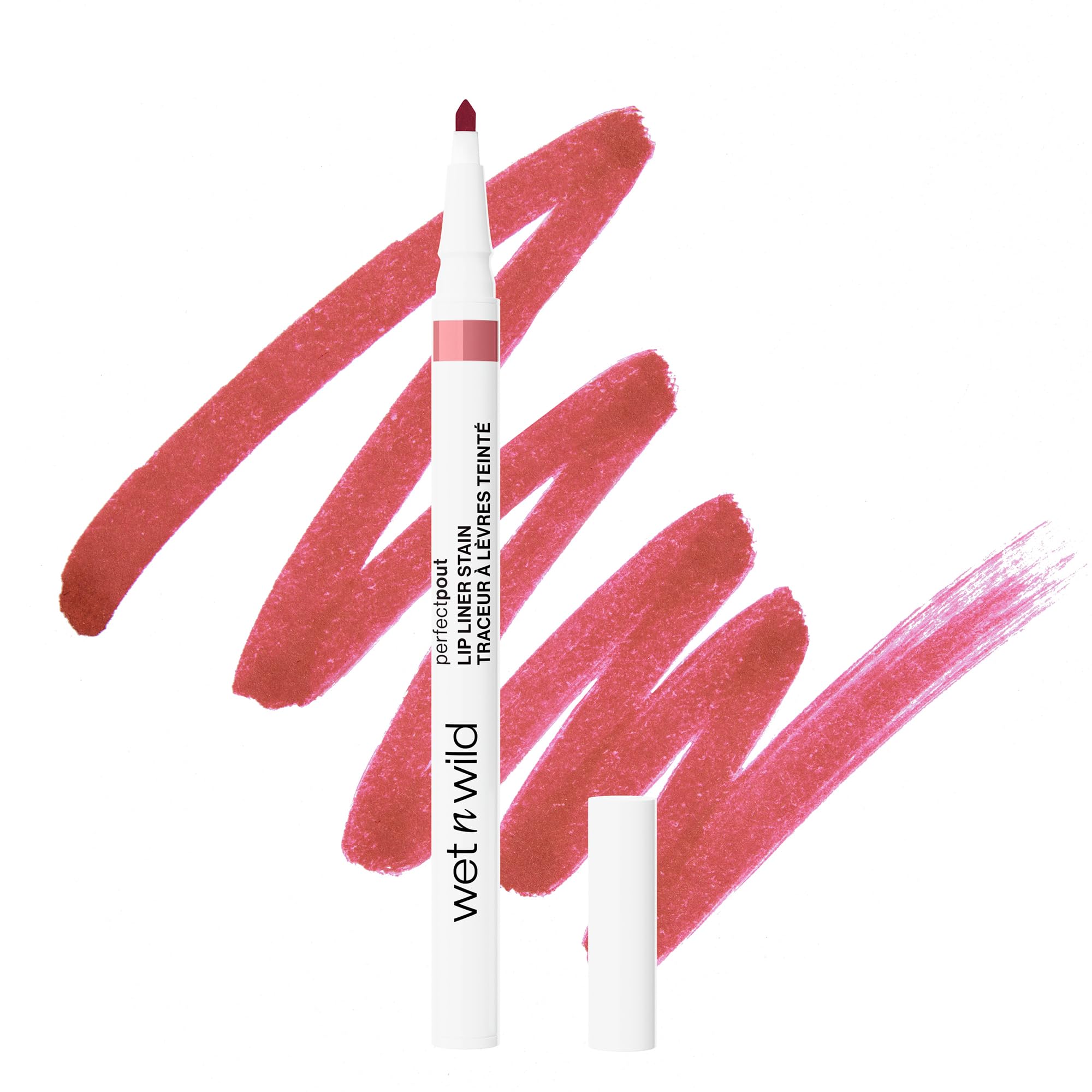 Wet n Wild Perfect Pout Lip Liner Stain, Transfer-Proof Tint for Lining Lips, Pointed Tip for High Precision and Flat Side for Easy Fill-In, Long-Lasting, Nude Tights