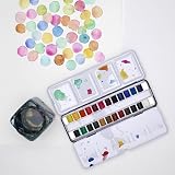 Winsor & Newton Cotman Complete Travel Tin 24 Half Pans Watercolour view 4