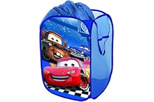 IDEA NUOVA Disney Cars Pop Up Hamper Blue 1'2" x 1'2" x 1'8"