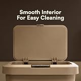 Tydi 4.5L Food Waste Bin with Press Button Lid Taupe view 5
